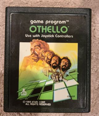 Rare Variant 1986 Atari Corp Othello For Atari 2600