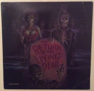 Return Of The Living Dead Soundtrack Ost Vinyl Lp Enigma 1985 Ex Rare 1st Press