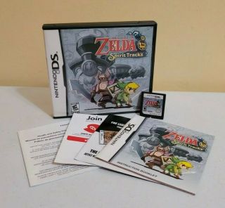 The Legend Of Zelda Spirit Tracks Nintendo Ds Complete Authentic,  Rare Inserts