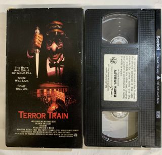Very Rare Terror Train Vhs 1980 Key Video Oop Jamie Lee Curtis Horror Cult