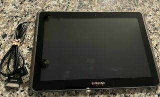 Samsung Galaxy Tablet 10.  1 " Sgh - 1497 16gb Wi - Fi Silver At&t - Rarely - Reset