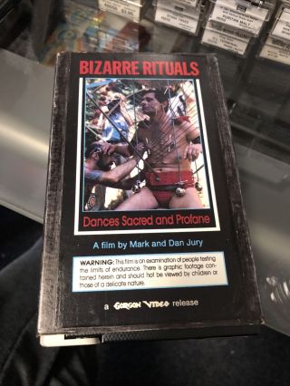 Bizarre Rituals Rare Oddball Special Interest Horror Beta Tape Betamax Not Vhs