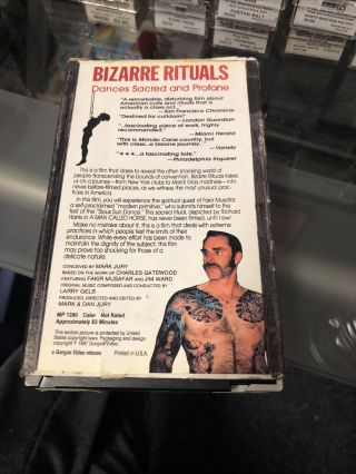 Bizarre Rituals Rare Oddball Special Interest Horror Beta Tape Betamax Not VHS 2