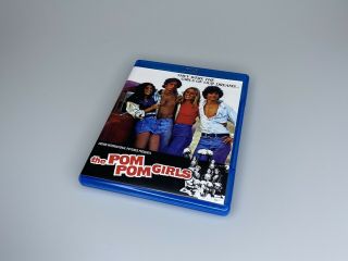 The Pom Pom Girls (blu - Ray Disc,  2013) Oop,  Scorpion,  Rare,  Pre - Owned,  Good