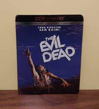The Evil Dead [4k,  Blu - Ray] Like With Rare Oop Slipcover