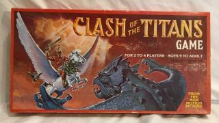 Clash Of The Titans Board Game Vintage 1981 By Whitman Rare