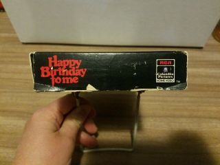 HAPPY BIRTHDAY TO ME (VHS,  1983) 1980 Horror Enclosed Case RARE 3
