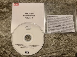 Pink Floyd - Radio Sampler Volume 1 - V.  Rare ‘immersion’ Six Track Promo Cd