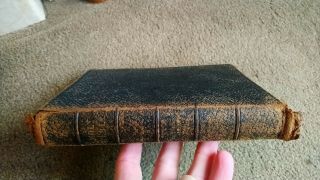 Rare Victorian Two Version Authorised & Revised King James Holy Bible Old/new