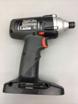 Rare Craftsman C3 19.  2v 1/4 In.  Impact Driver W/led 315.  114830 Bare Tool H14