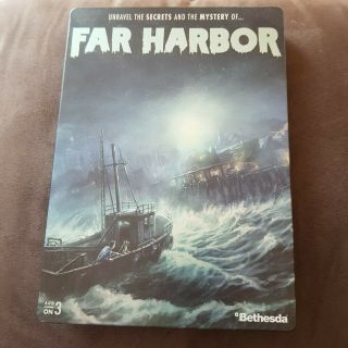 Fallout 4 Far Harbor Limited Edition Steelbook Case Rare Near