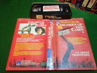 Children Of The Corn 1984 - Rare Thorn/emi Australia Vhs 1st Issue - Cult Horror