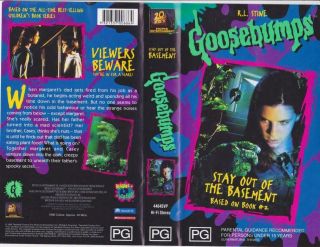 Goosebumps Stay Out Of The Basement Vhs Video Pal A Rare Find