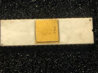Rare Vintage Computer Ic Intel C8080a Cpu White Gold From 1976 - Date Code 7601