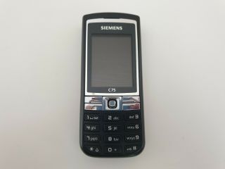 Siemens C75 - Rare Gsm Mobile Phone - " Ronaldo " Real Madrid Limited Edition