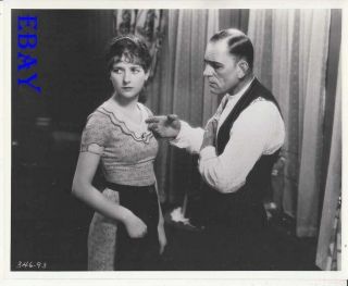 Lon Chaney Taps The Chest Of A Woman The Big City Rare Photo
