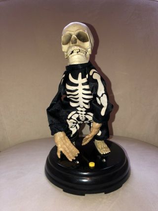 Gemmy Rare Halloween Grave Raver Ghoul Skeleton Livin’ La Vida Loca Dancer