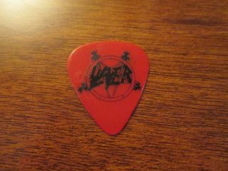 Slayer Guitar Pick Rare Hanneman Kreator Metallica Dark Angel Sepultura