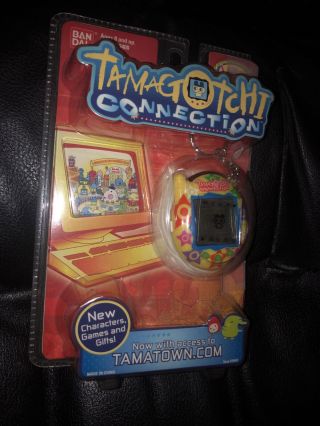 Bandai Tamagotchi Connection Version 3 V3 Yellow With Stars Rare Open Packaging