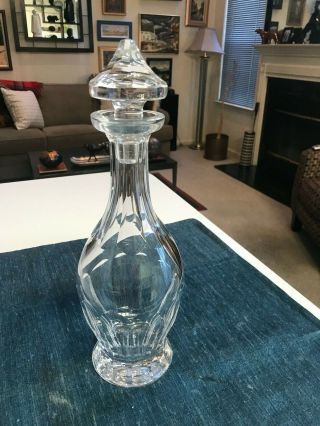 Rare Vintage 13 3/8 " Waterford Sheila Cut Crystal Decanter W/stopper