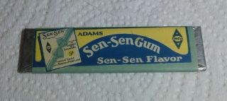 Rare Wwi Adams Sen - Sen Gum Stick American Chicle Company Ny