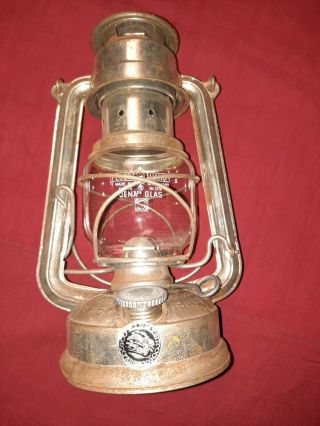 Vintage Old Rare Iron Feuerhand Baby No.  275 Kerosene Lamp Lantern Germany