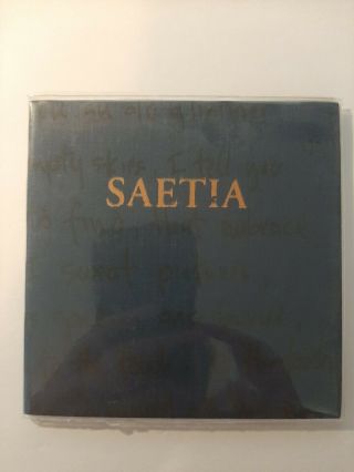 Very Rare Saetia Limited Edition First Cd