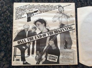 Rare Punk Vinyl 12” Lp The Nips Only The End Of The Beginning Pogues Macgowan