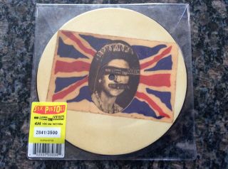 Rare Punk 7” Vinyl - Sex Pistols God Save The Queen Picture Disc Unplayed.