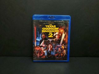 The Texas Chainsaw Massacre Part 2 Blu - Ray.  Oop Rare.  Scream Factory Collector 