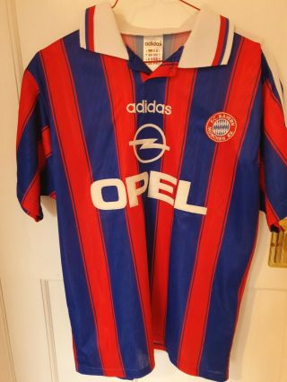 Rare Vintage 1995 - 96 Bayern Munich Football Shirt,  Klinsmann 18,  S/m