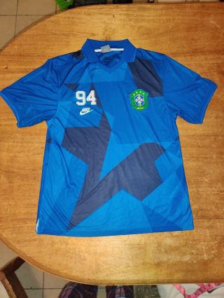 Vintage Nike Brazil Football Shirt 1994 World Cup Winner (medium) (ultra Rare)