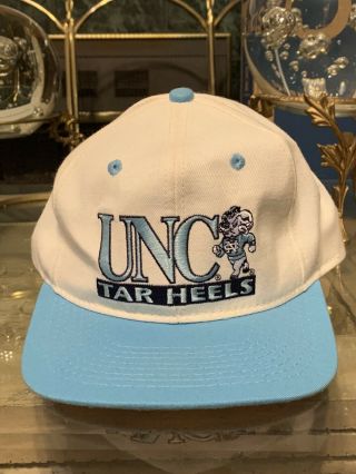 Vintage 90s Ncaa Unc Tar Heels 93’ Final Four Orleans Snapback Hat Cap Rare
