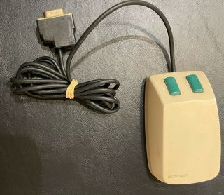 Vintage 1983 Microsoft Green Eyed Serial Mouse - Rare Find