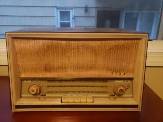 Rare Vintage Saba 90 / 11k Tube Radio Germany 1958 - 59 Am / Fm / Sw