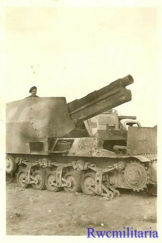 RARE KO ' d German Afrika Korps 15cm sFH auf Lorraine Schlepper 10.  5cm Gun 2