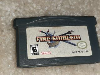 Fire Emblem Nintendo Game Boy Advance Rare Authentic Bought When Released