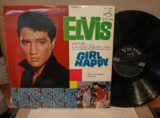 Elvis Presley / Girl Happy,  Rare Japan Orig.  1965 Living Stereo Lp Ex,
