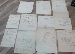 13 Named Rare Orig Documents " Nwmp - North West Mounted Police " 1902 - 1903