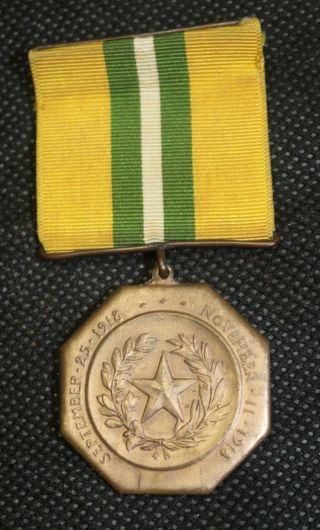 RARE WORLD WAR I MEDAL PRESENTED TO TEXAS RETURNING VETERANS FROM WW I EX COND 2