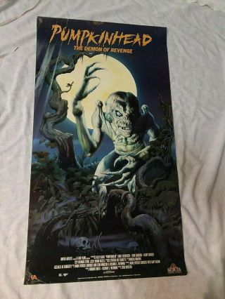 Pumpkinhead - Rare 1988 Mgm Home Video Vhs Movie Poster - Stan Winston Horror