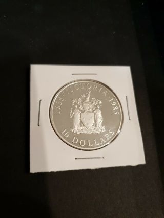 Rare 1985 Ten Dollar $10 Silver Uncirculated Coin - State Series - Victoria