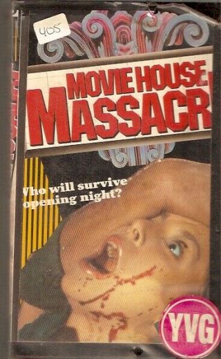 Movie House Massacre Aka Blood Theatre (1984 Vhs) Rare Slasher Horror Classic