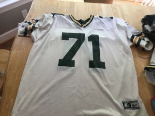 Rare Santana Dotson 71 Green Bay Packers Starter Jersey Size 52 Xl