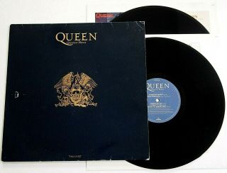 Queen Greatest Hits Ii 2lp Vinyl Rare 1991 Uk 1st Press Double Album