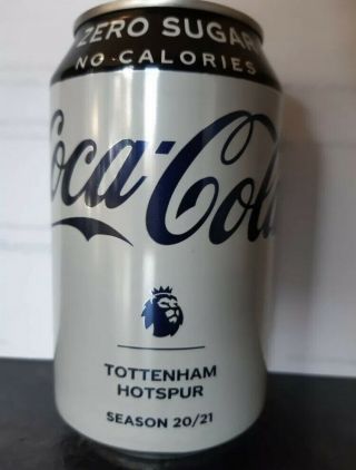 Rare Tottenham Hotspur Fc - Spurs - Coke Zero Can Season 20/21 Look