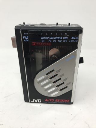 Rare Vintage Jvc Cx - F3k R7 Am Fm Stereo Cassette Player Walkman Auto Reverse
