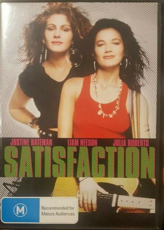Satisfaction Rare Dvd Justine Bateman,  Liam Neeson,  Julia Roberts Rock Band Film