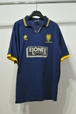 Rare Vintage Lotto Afc Wimbledon Home Football Shirt 1996 - 1997 Size L