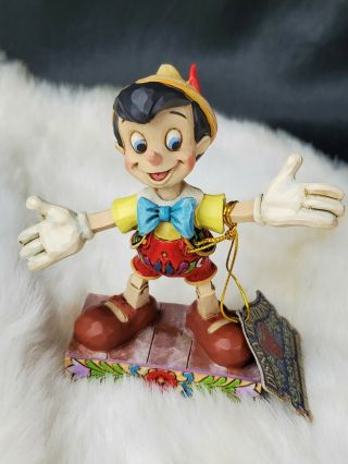 Disney Jim Shore Pinocchio Got No Strings 4045249 Retired Rare